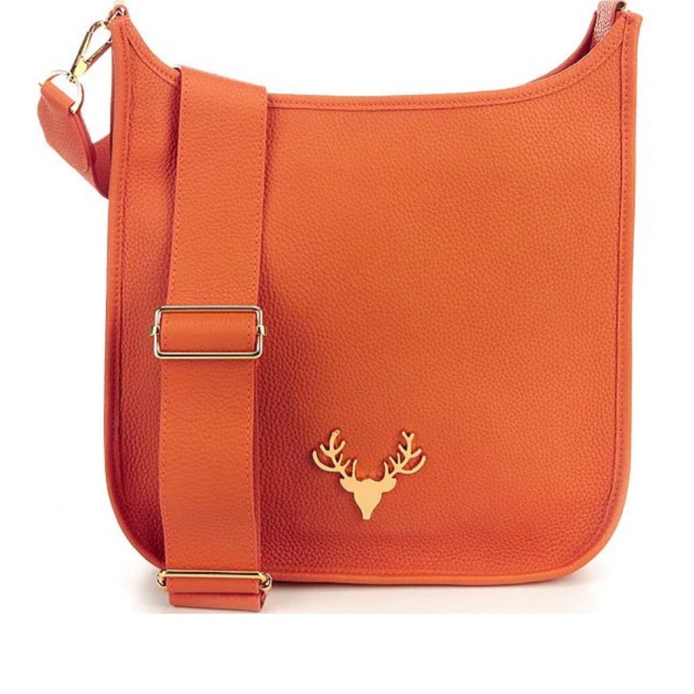 Taxidermy Sayre Crossbody Orange